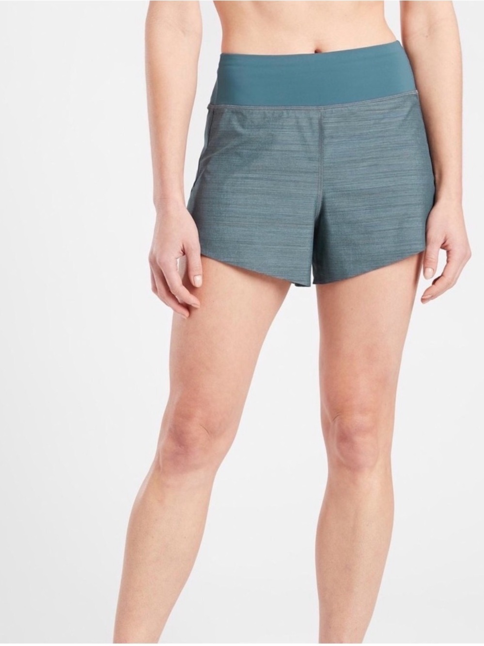 Athleta Run With It 3.5" Short Coastal Teal Women’s Small